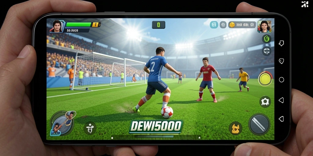 Tangkapan layar dari gameplay DEWI5000 yang mendebarkan dan penuh aksi.