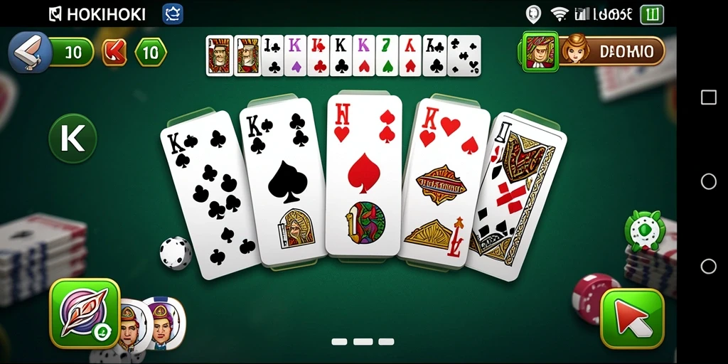 Tampilan gameplay seru di HOKIHOKI dengan banyak pemain.