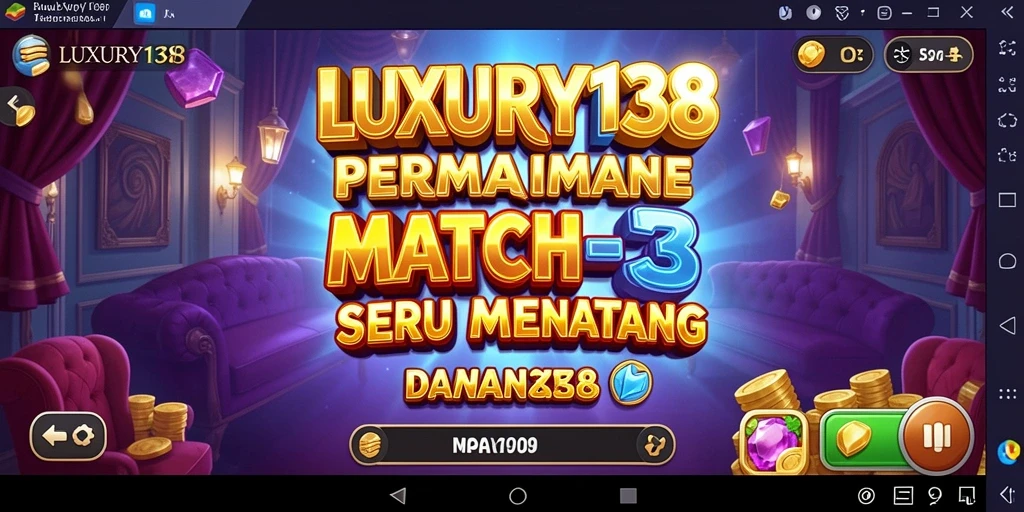 Tampilan gameplay LUXURY138 yang penuh warna dan menarik.
