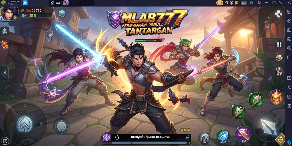 Tampilkan gameplay mendebarkan di MLBB777 dengan karakter unik.