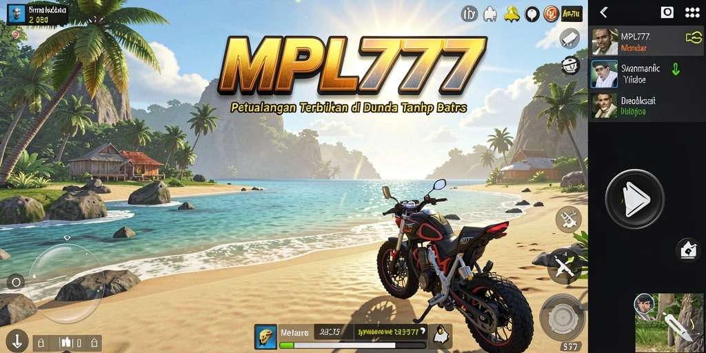 Screenshot MPL777 menunjukkan pemain menjelajahi dunia terbuka yang menakjubkan.