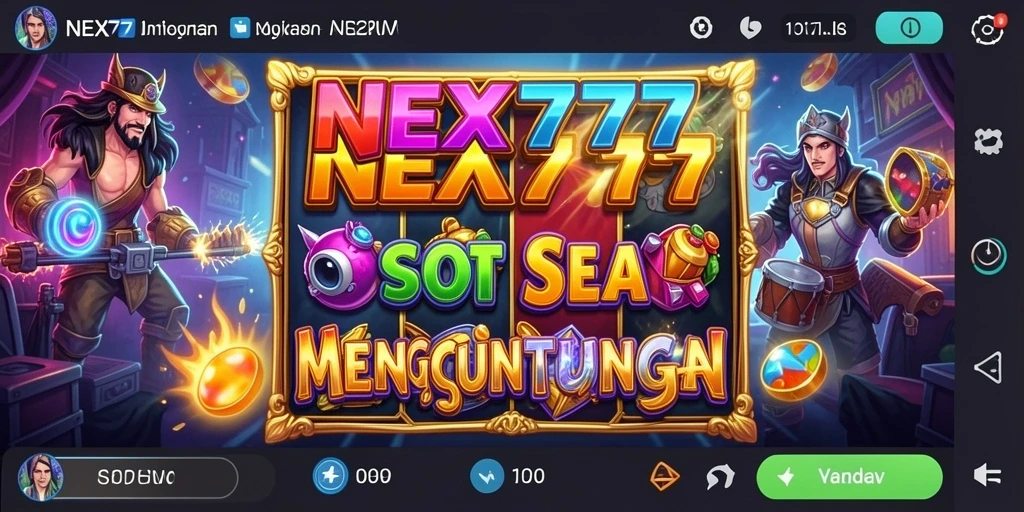 Tampilan gameplay seru dari NEX777 dengan berbagai tema slot.