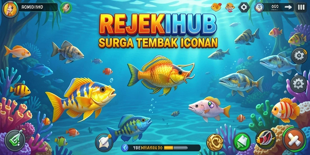 Tangkapan layar gameplay seru dari REJEKIHUB Tembak Ikan.