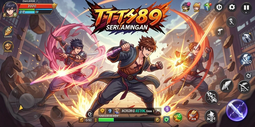 Gameplay seru dengan karakter Anime beraksi luar biasa.