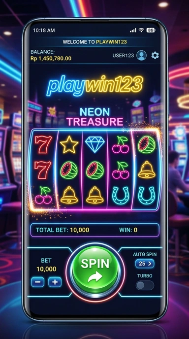 Tampilan antarmuka playwin123 yang intuitif dan menarik.